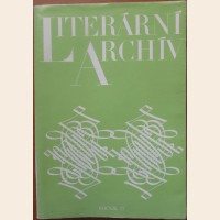 Literární archív č. 25, 1991