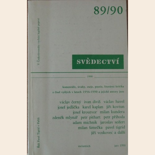 Svědectví (89/90)