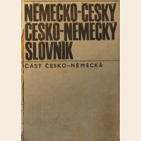 Německo-český a česko-německý slovník, část česko-německá